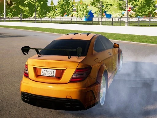 Spra raceauto's snelheid